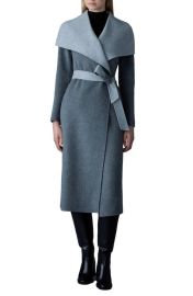 Mackage Mai Wool Long Wrap Coat at Nordstrom