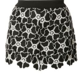 Macrame Floral Shorts by Alice + Olivia at Alice + Olivia