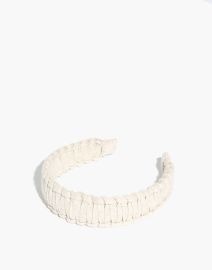 Macrameacute Linen Headband at Madewell