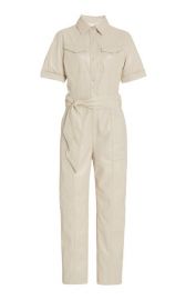 Maddy Belted Faux-Leather Jumpsuit By Jonathan Simkhai  Moda Operandi at Modaoperandi