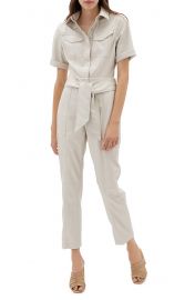 Maddy Faux Leather Utility Jumpsuit at Nordstrom