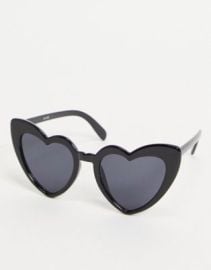 Madein chunky frame heart shaped sunglasses at ASOS