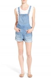 Madewell  Adirondack  Cutoff Denim Short Overalls  Isley Wash at Nordstrom