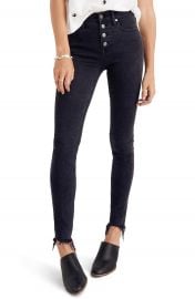 Madewell 9-Inch Button High Waist Ankle Skinny Jeans  Berkeley Wash at Nordstrom