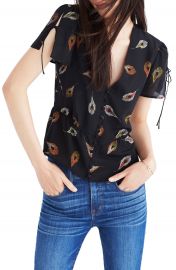 Madewell Belle Silk Top at Nordstrom