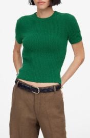 Madewell Bouclé Knit Sweater Top at Nordstrom