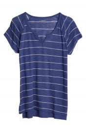 Madewell Choral Split Neck Tee at Nordstrom