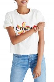 Madewell Citron Graphic Tee at Nordstrom