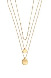 Madewell Coin Layered Necklace at Nordstrom