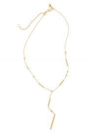 Madewell Cylinder Charm Lariat Necklace at Nordstrom