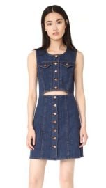 Madewell Denim Button Front Cutout Dress at Shopbop