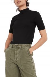 Madewell Drapey Mock Neck Top   Nordstrom at Nordstrom