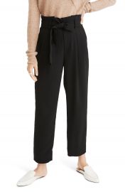 Madewell Drapey Paperbag Waist Pants   Nordstrom at Nordstrom