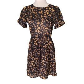 Madewell Dresses Madewell Broadway Broome Brown Black Spot Shadow Songbird Mini Dress 2 Poshmark at Poshmark