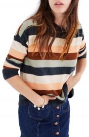 Madewell Elmwood Stripe Pullover Sweater at Nordstrom