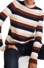 Madewell Evercrest Stripe Mock Neck Sweater  Regular  amp  Plus Size    Nordstrom at Nordstrom