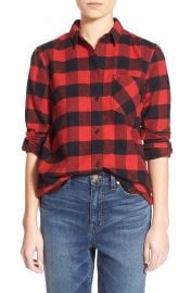 Madewell Ex Boyfriend Buffalo Check Shirt at Nordstrom