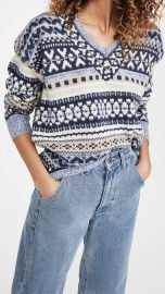 Madewell Fair Isle Dancer V Neck Pullover at Shopbop