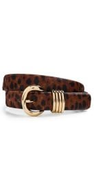 Madewell Inez Belt Caramel Multi Calfhair M at Shopbop