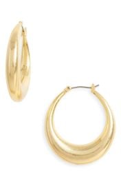 Madewell Large Crescent Hoop Earrings at Nordstrom Rack