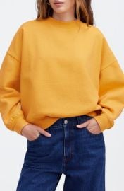 Madewell Relaxed Mock Neck Sweatshirt at Nordstrom