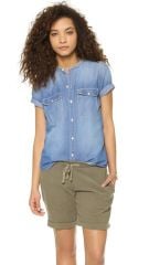 Madewell Short Sleeve Chambray Shirt at Shopbop