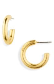 Madewell Small Chunky Hoop Earrings at Nordstrom