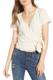 Madewell Texture & Thread Wrap Top at Nordstrom Rack