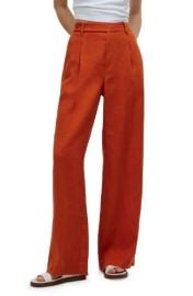 Madewell The Harlow Wide Leg Linen Pants at Nordstrom