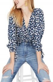 Madewell Tie Sleeve Button Down Top   Nordstrom at Nordstrom