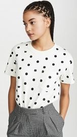 Madewell Tilda Cat Dot Tee at Shopbop