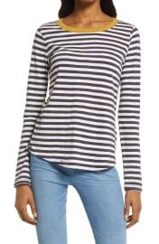 Madewell Whisper Cotton Rib-Crewneck Long-Sleeve T-Shirt at Nordstrom