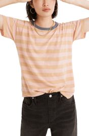 Madewell Whisper Cotton Rib Crewneck T-Shirt at Nordstrom