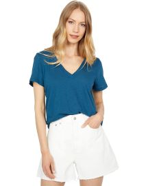 Madewell Whisper Cotton Vneck Tee at Zappos