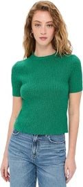 Madewell Women's Boucle Knit Crewneck Sweater Tee at Amazon