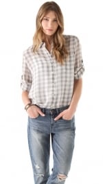 Madewell gingham shirt on Happy Endings at Shopbop