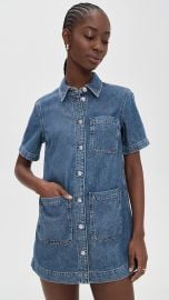 MadewellAiry Denim Boxy Mini Shirtdress at Shopbop