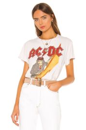 Madeworn ACDC High Voltage Crew Tee at Revolve