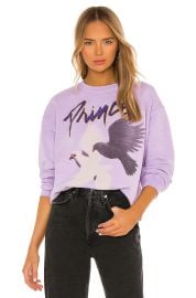 Madeworn Prince Sweatshirt In Lilac at Revolve