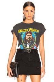 Madeworn Willie Nelson On The Road Again Crew Tee at FWRD