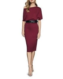 Madison Cap-Sleeve Bodycon Dress at Bloomingdales