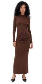 Madison the Label Russo Maxi Dress Chocolate M at Shopbop