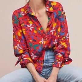 Maeve Blithe Top at Anthropologie