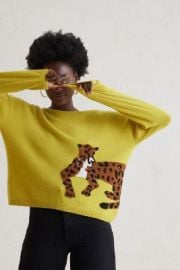 Maeve Cashmere Intarsia Sweater at Anthropologie