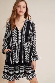 Maeve Dominique Tunic Dress at Anthropologie