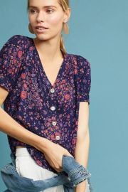 Maeve Hansley Blouse at Anthropologie