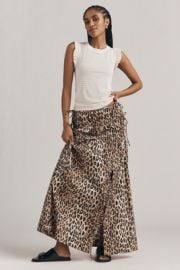 Maeve Ruffled Crew Neck Tank2 at Anthropologie
