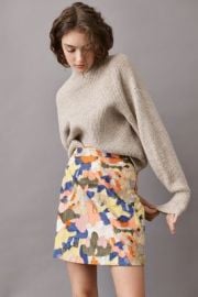 Maeve Sigourney Mini Skirt at Anthropologie