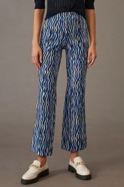 Maeve The Margot Cropped Kick Flare Pants at Anthropologie