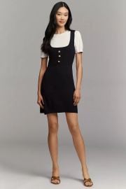 Maeve Twofer Double Breasted Mini Dress at Anthropologie